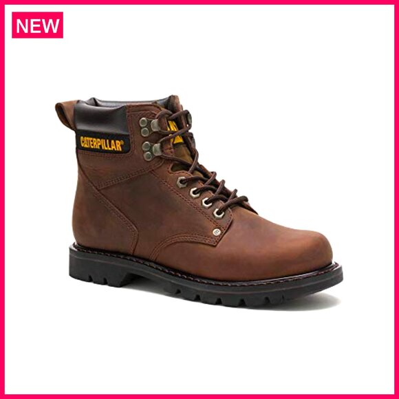 Men\'s Leather Work Boots Soft Toe Lace Up Ankle High Industrial Construction main image 3